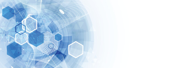 Obraz premium New technology and business abstract modern background
