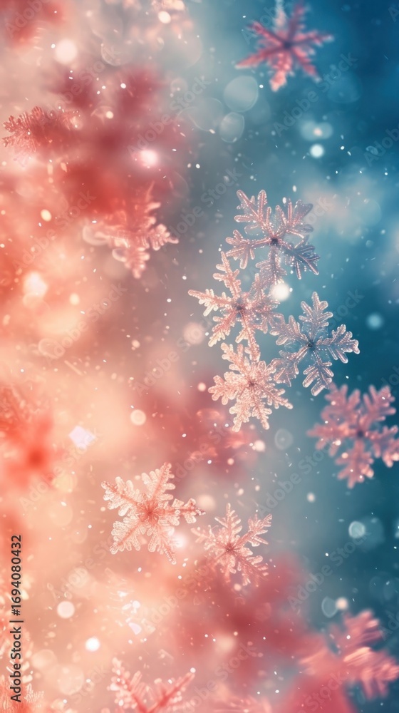 Canvas Prints snow flakes backgrounds snowflake abstract.
