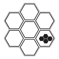 Geometric Hexagonal Arrangement pattern symmetry