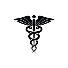 Caduceus Medical Symbol Healthcare, Healing, and Medicine Icon