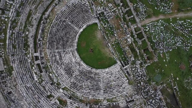 Miletus and ancient ruins.