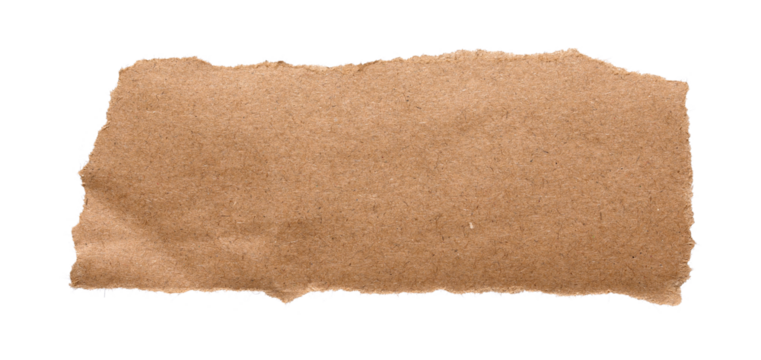 torn or ripped kraft paper isolated on transparent png background,realistic torn cardboard paper edges,old torn brown paper background,torn cardboard texture