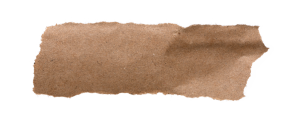 torn or ripped kraft paper isolated on transparent png background,realistic torn cardboard paper edges,old torn brown paper background,torn cardboard texture