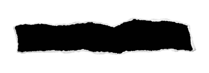 torn or ripped black paper isolated on transparent png background,realistic torn paper edges,ripped paper frame mockup