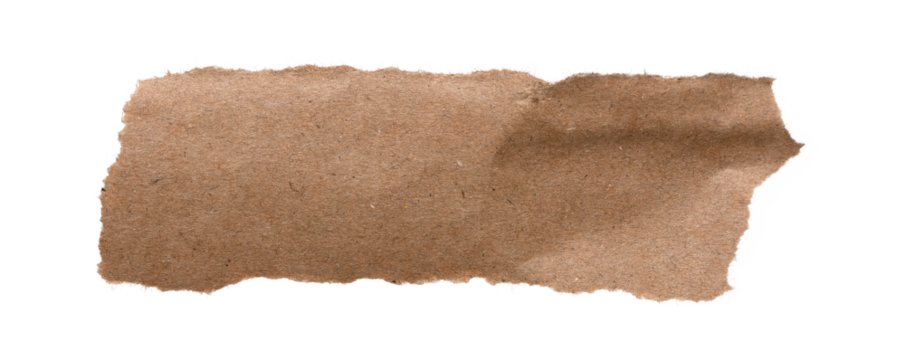 torn or ripped kraft paper isolated on transparent png background,realistic torn cardboard paper edges,old torn brown paper background,torn cardboard texture