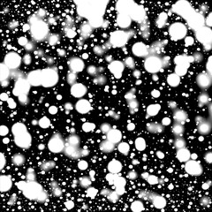 Snow on transparent background. Winter snowfall effect of falling white snow flakes and shining, New Year snowstorm or blizzard realistic backdrop. Christmas or Xmas holidays.