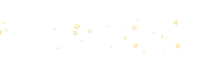 Sparkling gold stars scattered on a white background. Perfect for celebration, holidays, or magical designs.