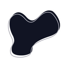 Blob Shape Element Line Illustration Drawing