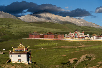 Anigongma Nunnery, Gerima village, Tagong (Lhagang), Garzê Tibetan Autonomous Prefecture, Sichuan,  China
