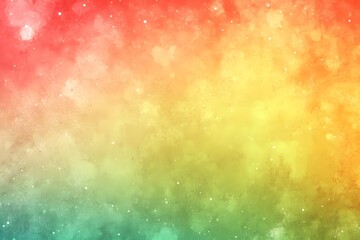 Rainbow gradient background, green yellow orange red color theme, grainy texture