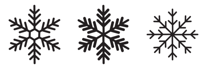 Blue snowflake icon set isolated vector illustration. snowflakes icon, snow or snowflake winter symbol set vector art illustration isolated on transparent png Snowflake different icons.