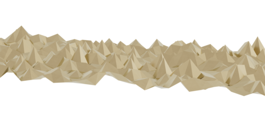 Stunning abstract landscape of beige low poly mountains. Perfect for backgrounds, textures, and design projects.  Modern and minimalist style.