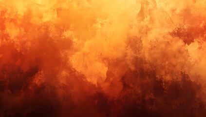 Abstract orange and yellow background with a blurred gradient, grainy texture, soft lighting, smooth curves, blurry edges,