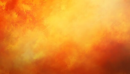 Abstract orange and yellow background with a blurred gradient, grainy texture, soft lighting, smooth curves, blurry edges,