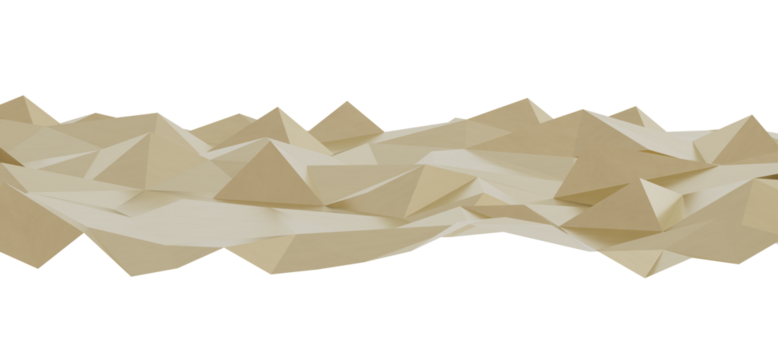 Download this stunning abstract image featuring a beige low poly landscape. Perfect for backgrounds, presentations, and modern designs.