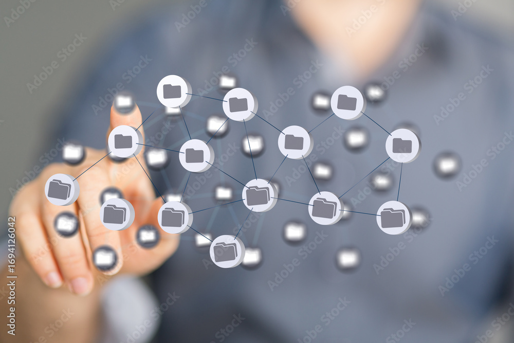 Poster efficiently manage and share files across a network. secure and reliable data storage.