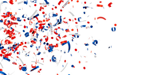 Falling confetti background. Perfect for celebratory designs, party invitations, and festive occasions.