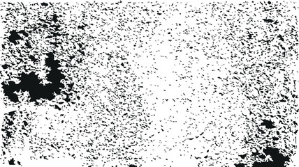 Horizontal cracked surface texture with distressed grunge details, black and white damaged wall pattern for overlays, vintage concrete backgrounds, and abstract design use