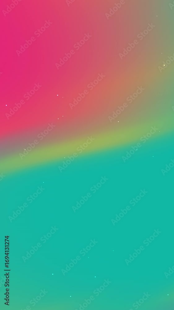 Poster gradient of colors from pink to green with speckles. versatile design element for covers, background