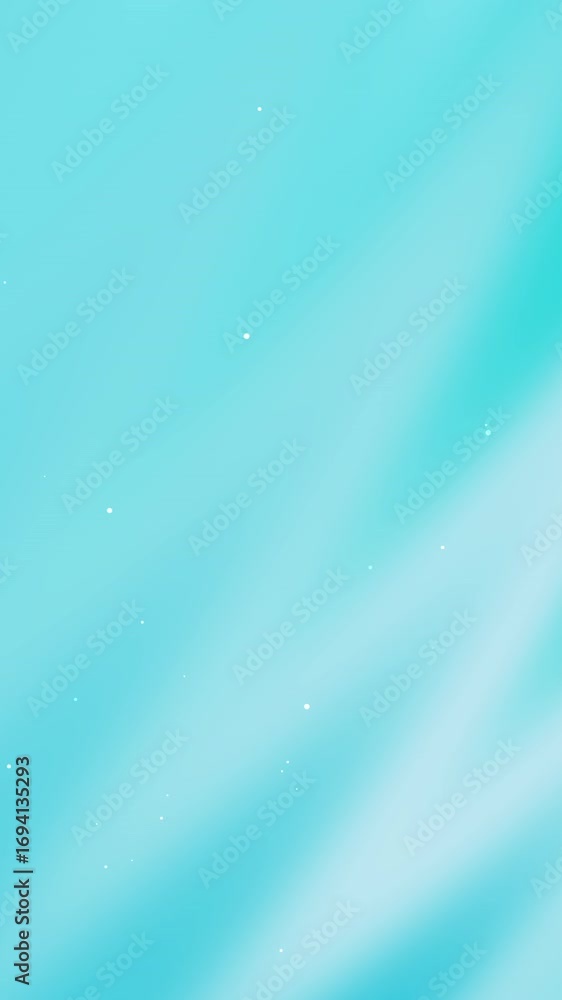 Aufkleber turquoise gradient background with white blurry streaks, suitable for use as a design element in web