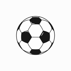 Fototapeta premium A Classic Soccer Ball Design for Sports Enthusiasts and Outdoor Play