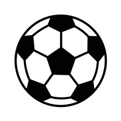 Obraz premium Classic black and white soccer ball icon representing the sport of football and athletic competition