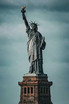 Bearbeitetes Bild von der Freiheitsstatue in New York