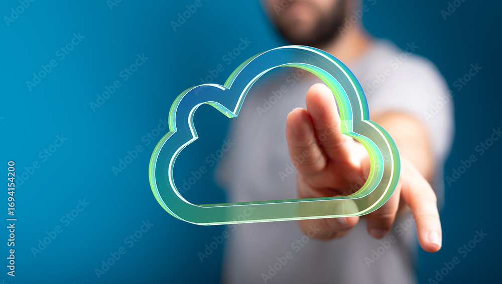 Aufkleber access and manage your data securely with our reliable cloud computing services. boost efficiency an
