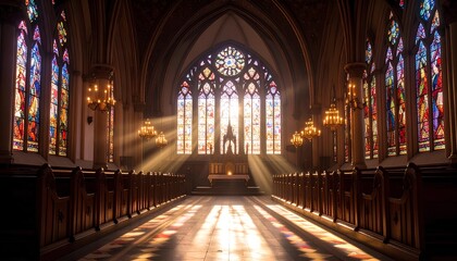 Fototapeta premium 背景素材 ステンドグラス Background Stained glass （Generative AI）