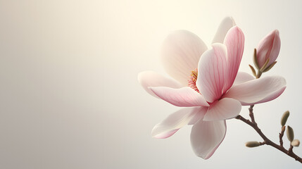 Fototapeta premium Magnolia Illustration