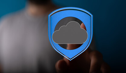Cloud security, data protection, cyber safety, digital shield, online privacy, secure network,...
