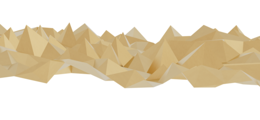 Abstract background with a gold geometric mountain range. Perfect for modern designs, presentations, and website banners.  Creates a sense of luxury and sophisticatio