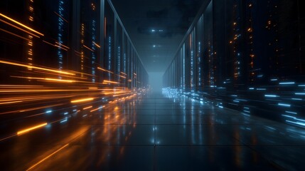 High Tech Server Room