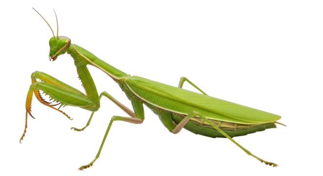 Isolated Praying Mantis
