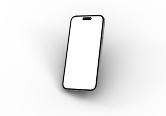 Clean smartphone mockup.  Perfect for app presentations or website designs.  Download now!