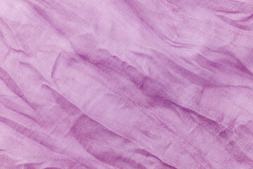 Fototapeta premium Dusty pink linen fabric texture background close up