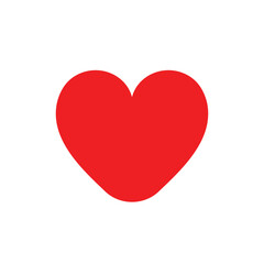  Heart vector icon. Heart, love, romance or valentine's day red heart. Artistic red heart love symbols isolated editable.
