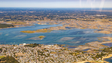 la baule, france, atlantic coast, atlantic ocean, ocean, sea, aerial view, 
