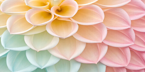 Pastel collage of overlapping organic shapes in dreamy eco inspired abstract artistic design
