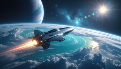 Obraz premium earth and space
