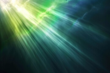 Effect aurora sunlight reflections backgrounds green night.