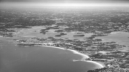 Atlantic west france ocean in morbihan south britanny