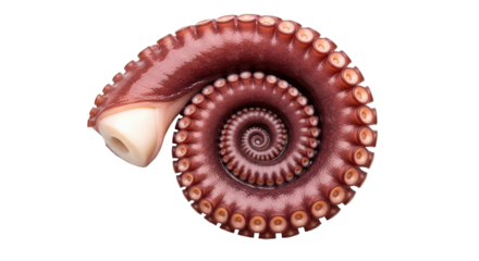 Isolated Octopus Tentacle