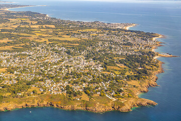 Atlantic west france ocean in morbihan south britanny