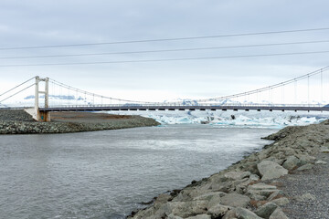 Jökulsárlón glacier lagoon in Iceland