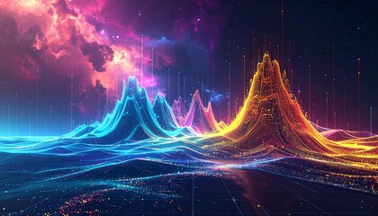 Colorful digital landscape (4)