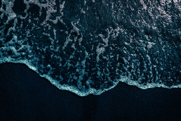 dark blue sea wave