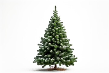 Fototapeta premium Christmas tree christmas plant white.