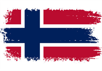 norway brush flag for graphic resources