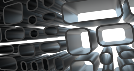 Abstract crystal background with refracting light and highlights in purple and yellow colors